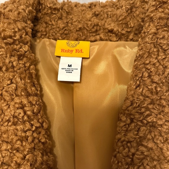 Ruby Rd. Tan Textured Jacket - Picture 2 of 4
